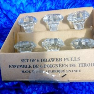 NWOT Glass Drawer Pulls